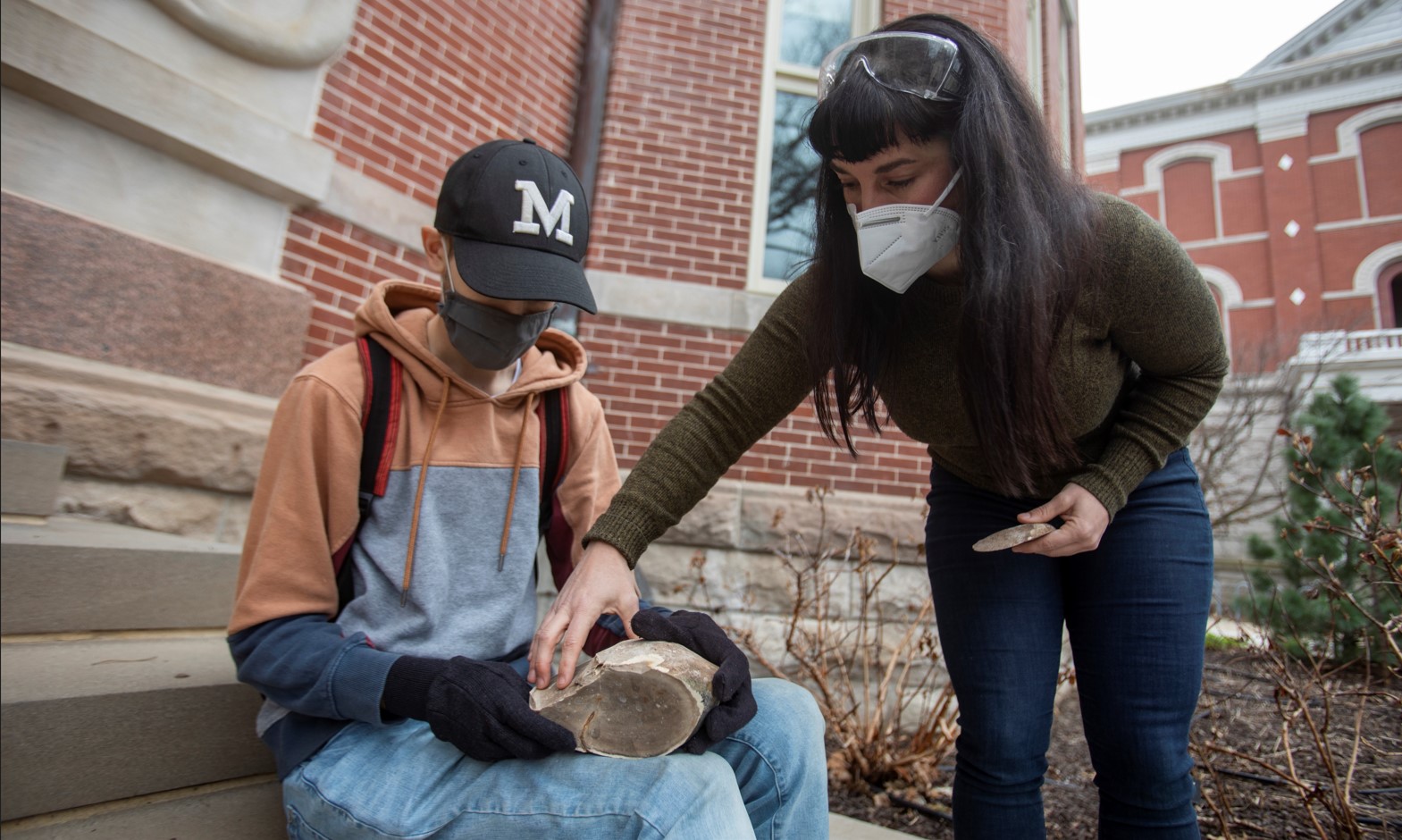Professor Libby Cowgill uses experiential learning to teach anthropology students about the lives of early humans and our ancestors.