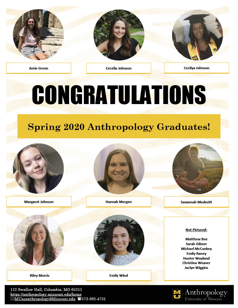 Spring 2020 Graduates 
